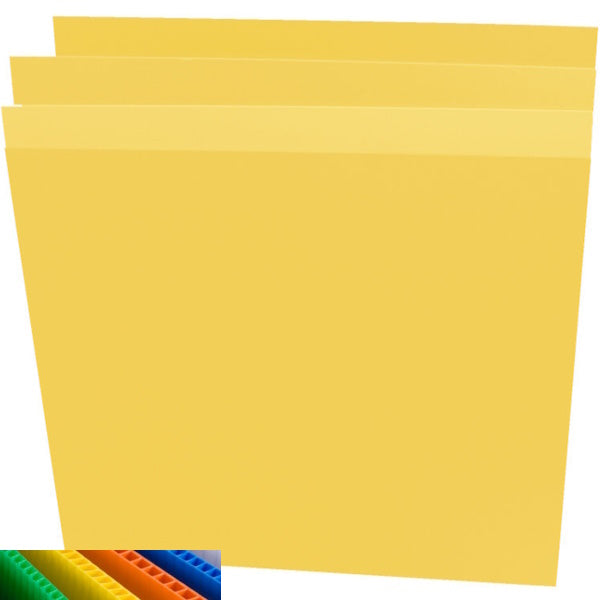 TRAFIL PANNELLO IN POLIPROPILENE ALVEOLARE COLORE GIALLO