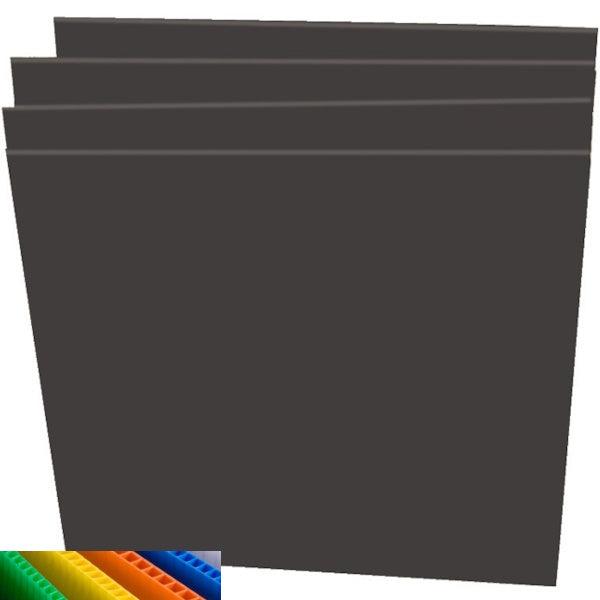 TRAFIL PANNELLO IN POLIPROPILENE ALVEOLARE COLORE NERO