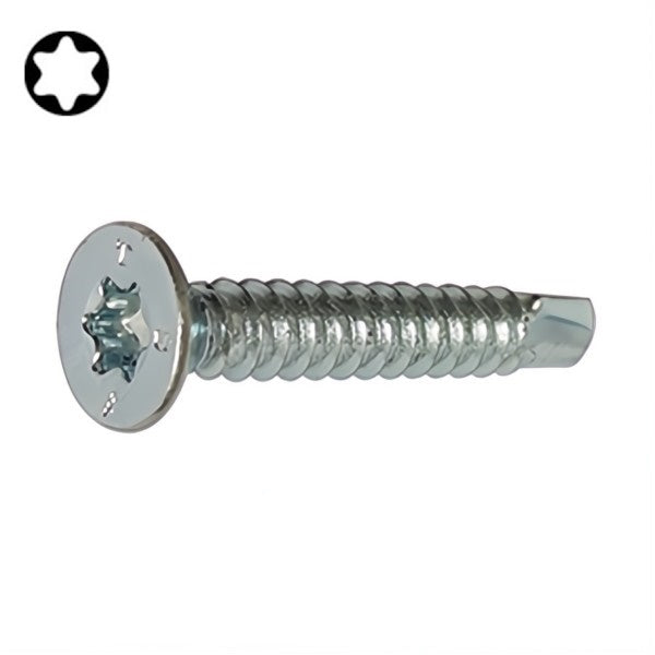 TECFI VITE AUTOPERFORANTE TSP IMPRONTA TORX ZINCATA BIANCA ART. RH01