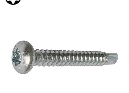 TECFI VITE AUTOPERFORANTE TC TX ZINCATA BIANCA D.MM 6,3X 80/60
