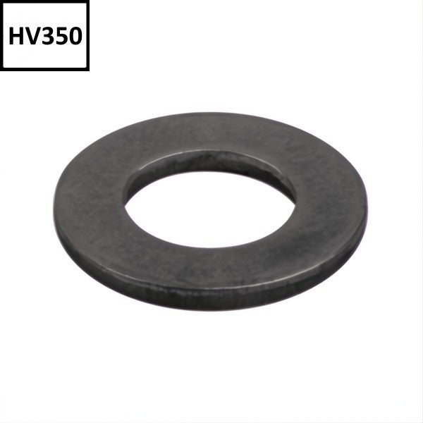 RONDELLE PIANE AD ALTA RESISTENZA HV350 DIN 6340 GREZZE