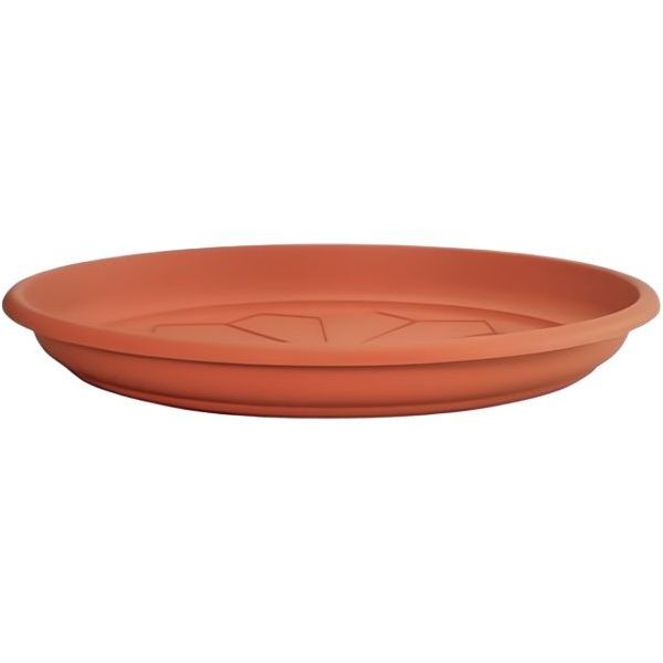 VECA SOTTOVASO NAXOS IN PLASTICA COLORE TERRACOTTA