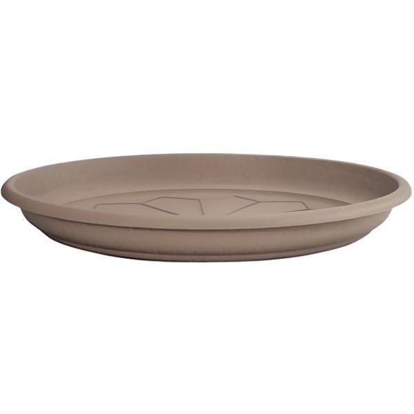 VECA SOTTOVASO NAXOS IN PLASTICA COLORE AVANA D.CM 18