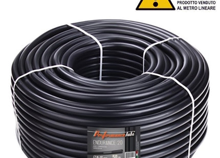 ALMAPLAST TUBO ARIA GOMMA NERO IN PVC MOD. ENDURANCE 20 D.MM 8X17 AL MTL