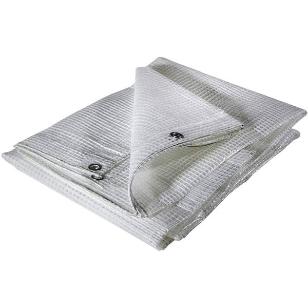 TENDA RETINATA PER BALCONI TRASPARENTE OCCHIELLATA ANTISTRAPPO MT1,5X3,5
