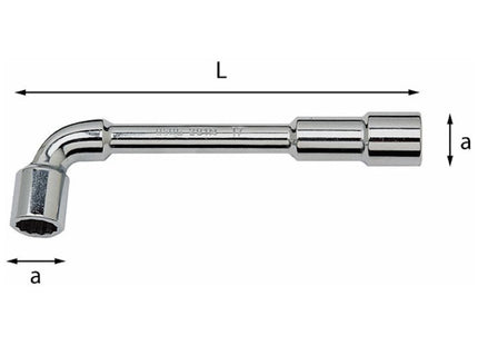 USAG  291N CHIAVE A PIPA PASSANTE DOPPIA MM 8