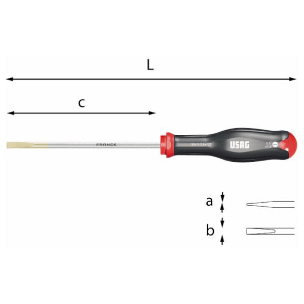 USAG  324D GIRAVITE PUNTA A TAGLIO LAMA PARALLELA