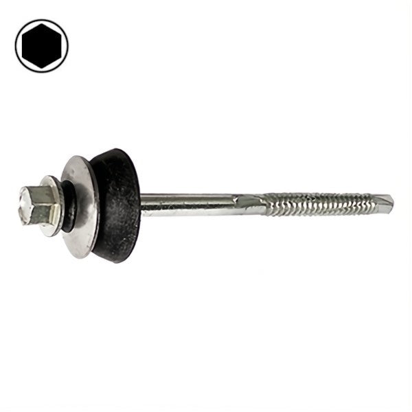 FRIULSIDER VITE AUTOPERFORANTE ZINCATA BIANCA + RONDELLA BAZ