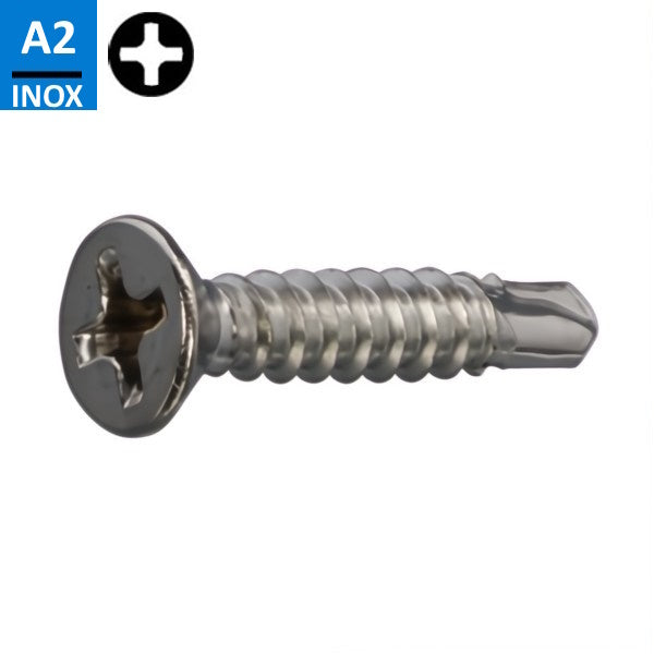 VITE AUTOPERFORANTE TSP PH IN ACCIAIO INOX A2 UNI 8119