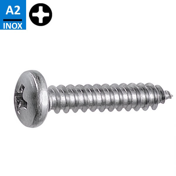 VITE AUTOFILETTANTE TC PH IN ACCIAIO INOX A2 UNI 6954