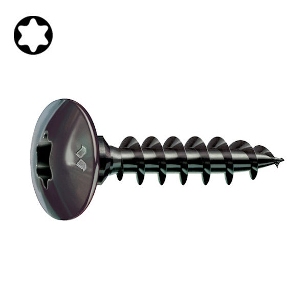 MUSTAD VITE PANELVIT FC TX NEROPLUS PER LEGNO ALLUMINIO PVC