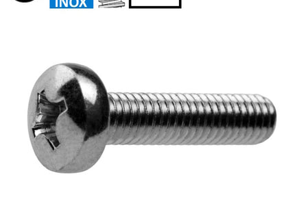 VITE TC PH IN ACCIAIO INOX A2 UNI 7687