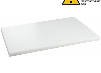 LASTRA IN POLIETILENE PE HD 300 BIANCO MM15 AL KG.(LASTRA MM2000X1000)