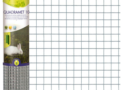 TENAX RETE QUADRAMET 10 IN METALLO ZINCATO PER GABBIE