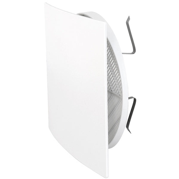 LA VENTILAZIONE GRIGLIA IN ABS ESTETICA CON MOLLE MM166X166 BIANCO