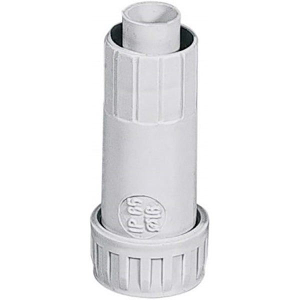 ELETTROCANALI RACCORDO STAGNO PER TUBO D.MM20 GUAINA D.MM16