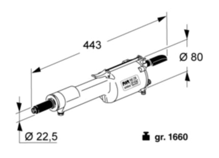 FAR RIVETTATRICE PER RIVETTI A STRAPPO OLEOPNEUMATICA MOD. RAC 230