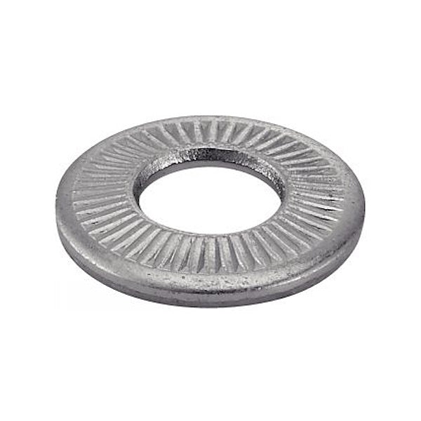 RONDELLE CONTACT ELASTICHE CONICHE ZIGRINATE IN INOX A2