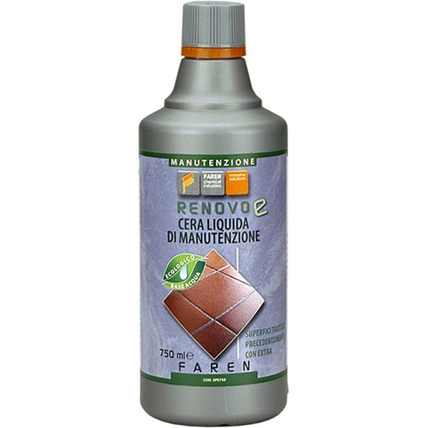 FAREN RENOVO E CERA LIQUIDA A BASE ACQUA FLACONE DA ML 750*