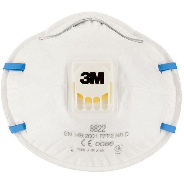 Mascherine FFP2 3M 8822 Con Valvola - Pacco Da 10 Pezzi | Protezione Polveri E Nebbie - Foto 9