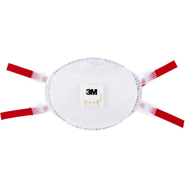 3M RESPIRATORE MONOUSO 8835+ CLASSE FFP3 CON VALVOLA CONF.DA PZ 5