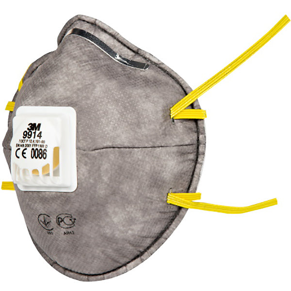 3M RESPIRATORE MONOUSO 9914 CLASSE FFP1 CON VALVOLA CONF.DA PZ10