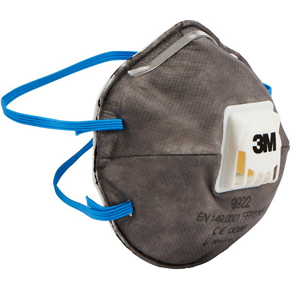 3M RESPIRATORE MONOUSO 9922 CLASSE FFP2 CON VALVOLA CONF.DA PZ10