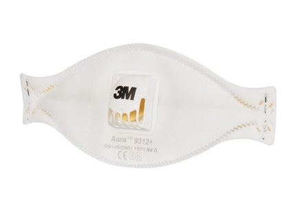 3M RESPIRATORE MONOUSO AURA 9312+ CLASSE FFP1 CON VALVOLA CONF.DA PZ10*