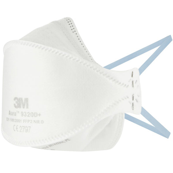 3M RESPIRATORE MONOUSO AURA 9320+ CLASSE FFP2 SENZA VALVOLA CONF. PZ20*