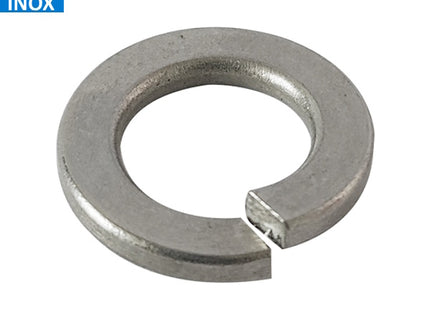 RONDELLE ELASTICHE GROWER UNI 1751 B DIN 127 B INOX A2 PER VITI M10