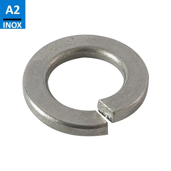 RONDELLE ELASTICHE GROWER UNI 1751 B DIN 127 B INOX A2