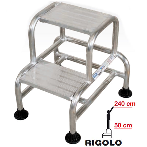 FACAL SGABELLO RIGOLO 2 GRADINI H.CM 50