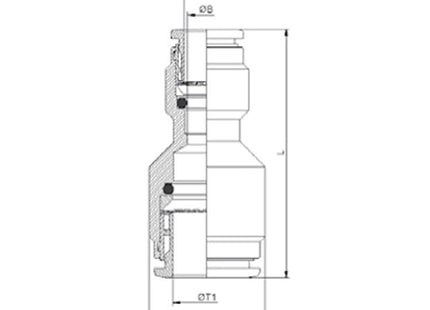 KONFIT RACCORDO DIRITTO INTERMEDIO ART. RK53