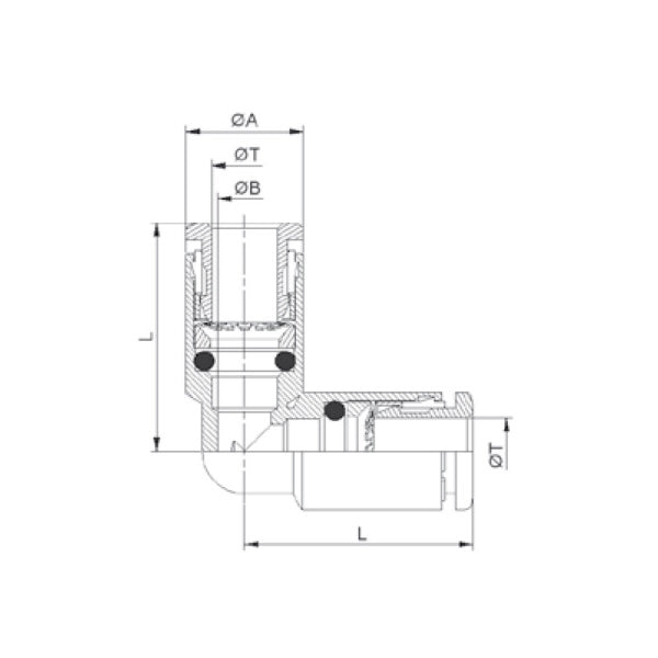 KONFIT RACCORDO A GOMITO INTERMEDIO ART. RK54