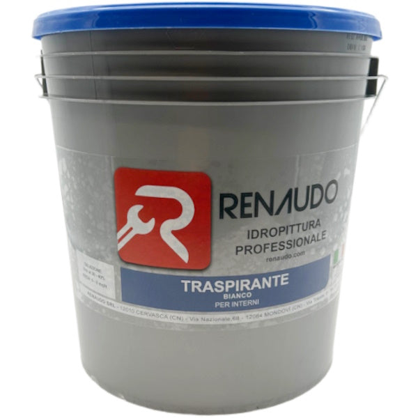 RENAUDO IDROPITTURA TRASPIRANTE ANTIMUFFA PER INTERNI BIANCO