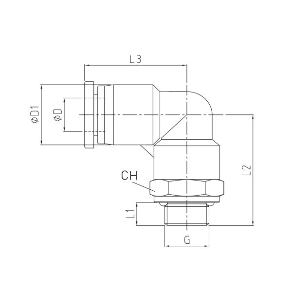 KONFIT RACCORDO GOMITO GIREVOLE IN POLIMERO NERO ART. RP72