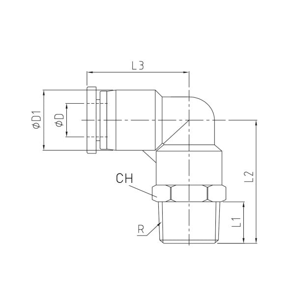 KONFIT RACCORDO GOMITO GIREVOLE CONICO POLIMERO NERO ART. RP72K