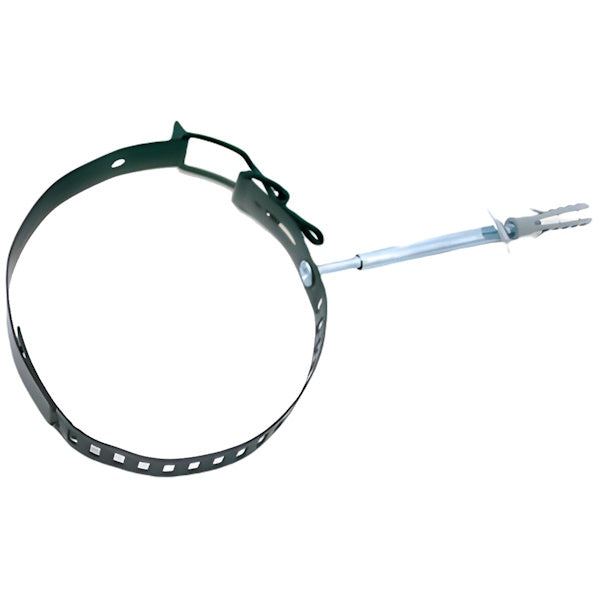 RAPID REGGITUBO SMALTATO A TASSELLO PER TUBI STUFE NERO D.CM10/15