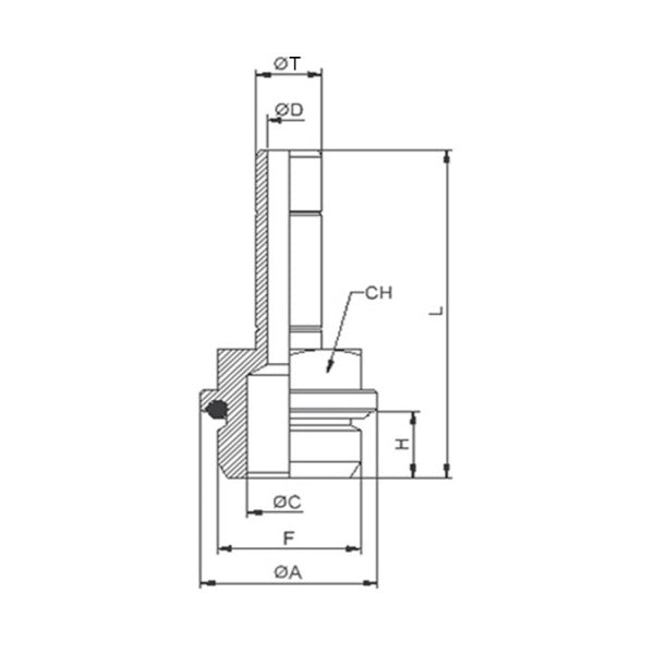 KONFIT ADATTATORE CILINDRICO ART. RT56