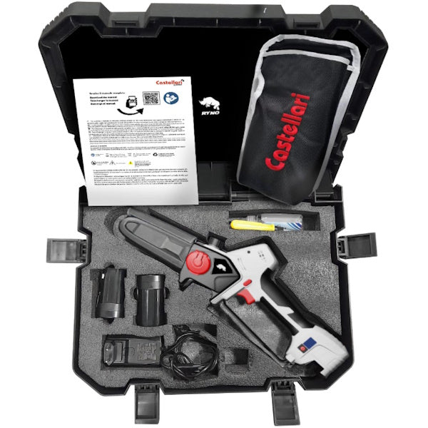 CASTELLARI POTATORE A BATTERIA CON BARRA DA 10CM 14,4V 2,5AH