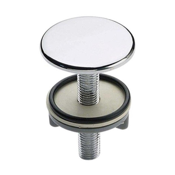 IDRO-BRIC COPRIFORO PER LAVABO IN OTTONE CROMATO TIPO PESANTE D.MM50