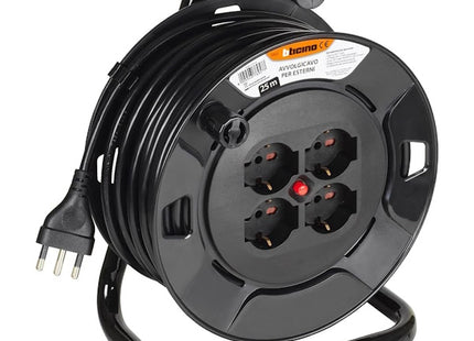 BTICINO AVVOLGICAVO CON CAVO DA MT25 230V