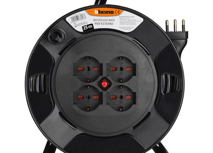 BTICINO AVVOLGICAVO CON CAVO DA MT25 230V