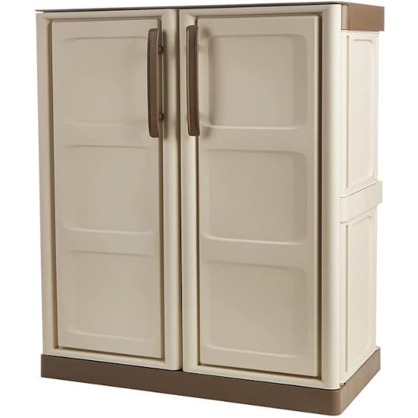 ARTPLAST MOBILE IN POLIPROPILENE STEEL CON RIPIANO CM70X39X85 TORTORA