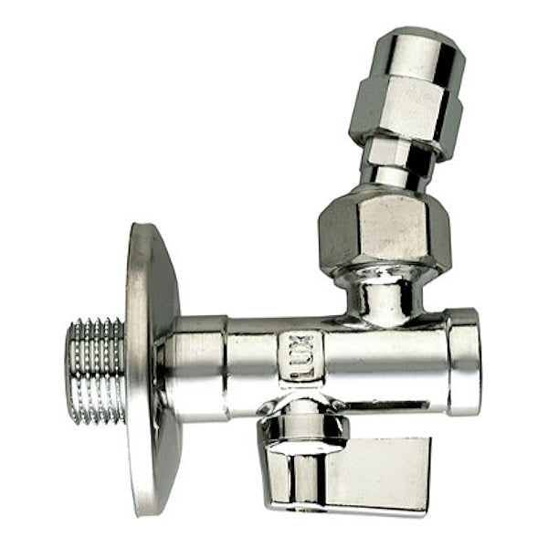 IDRO-BRIC RUBINETTO SOTTOLAVABO CON FILTRO E SNODO 1/2"X10 MM