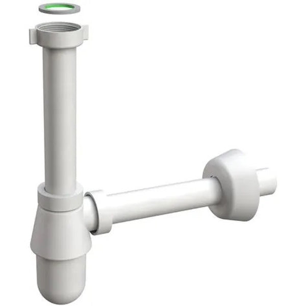 IDRO-BRIC SIFONE A BOTTIGLIA IN ABS BIANCO DA 1"1/4X32 MM