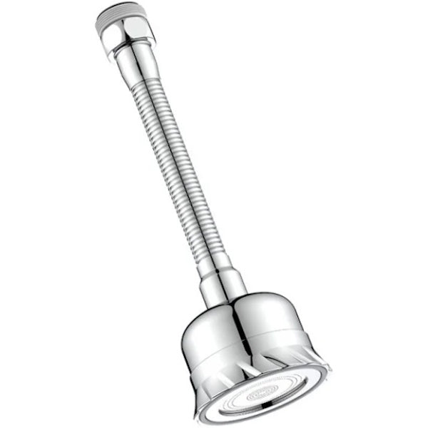 IDRO-BRIC ROMPIGETTO IN ABS CROMATO CON TUBO SNODABILE ORIENTABILE