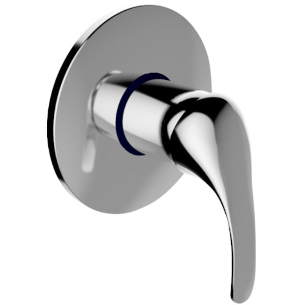 IDRO-BRIC RUBINETTO MISCELATORE INCASSO DOCCIA SERIE EVA CROMATO