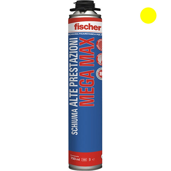 FISCHER SCHIUMA POLIURETANICA PER PISTOLA PUP MEGA MAX 750 ML750