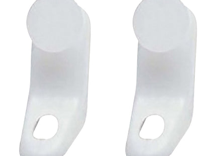 EMMEBI SCIVOLI IN NYLON FINITURA BIANCO CONF.DA PZ10